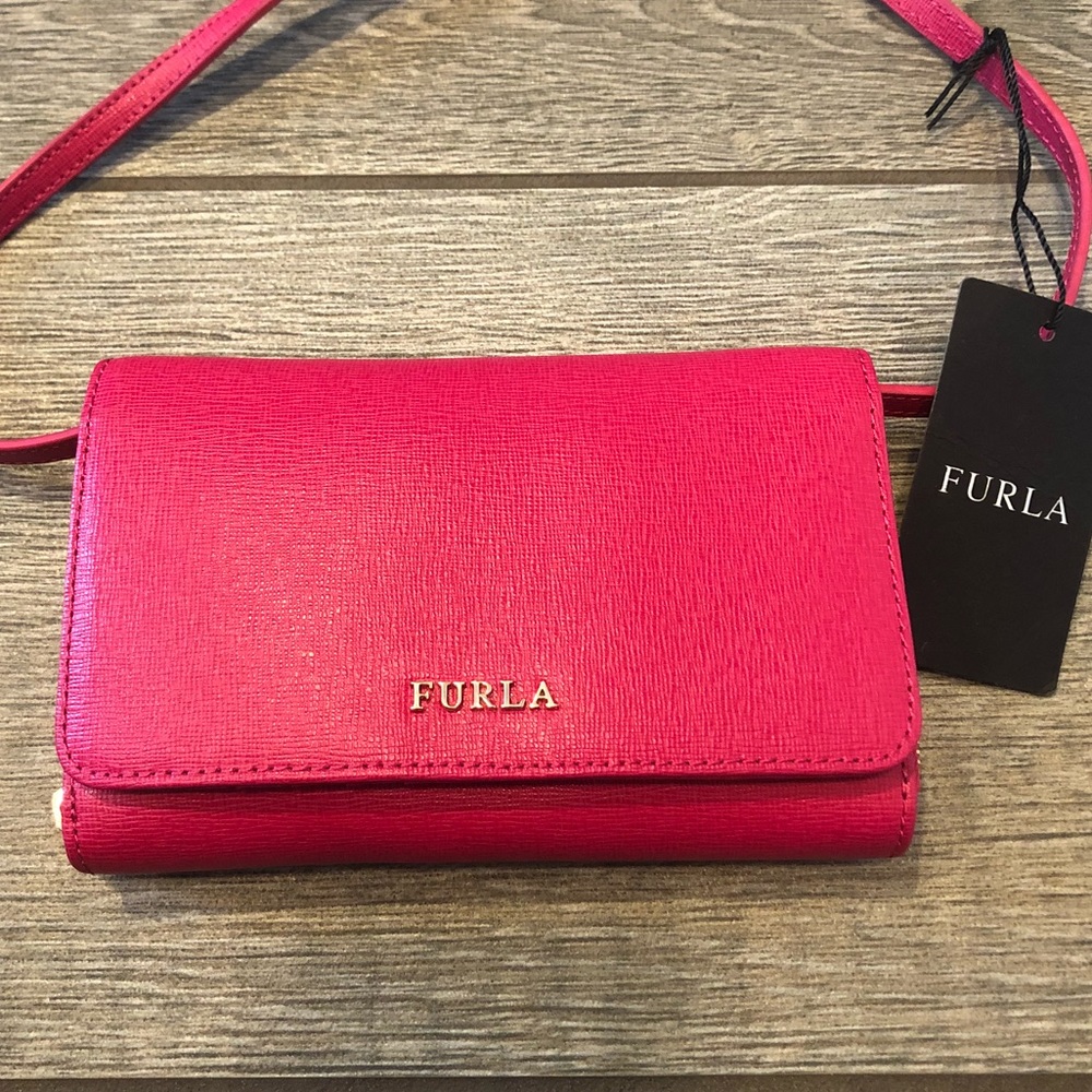 Furla crossbody wallet purse